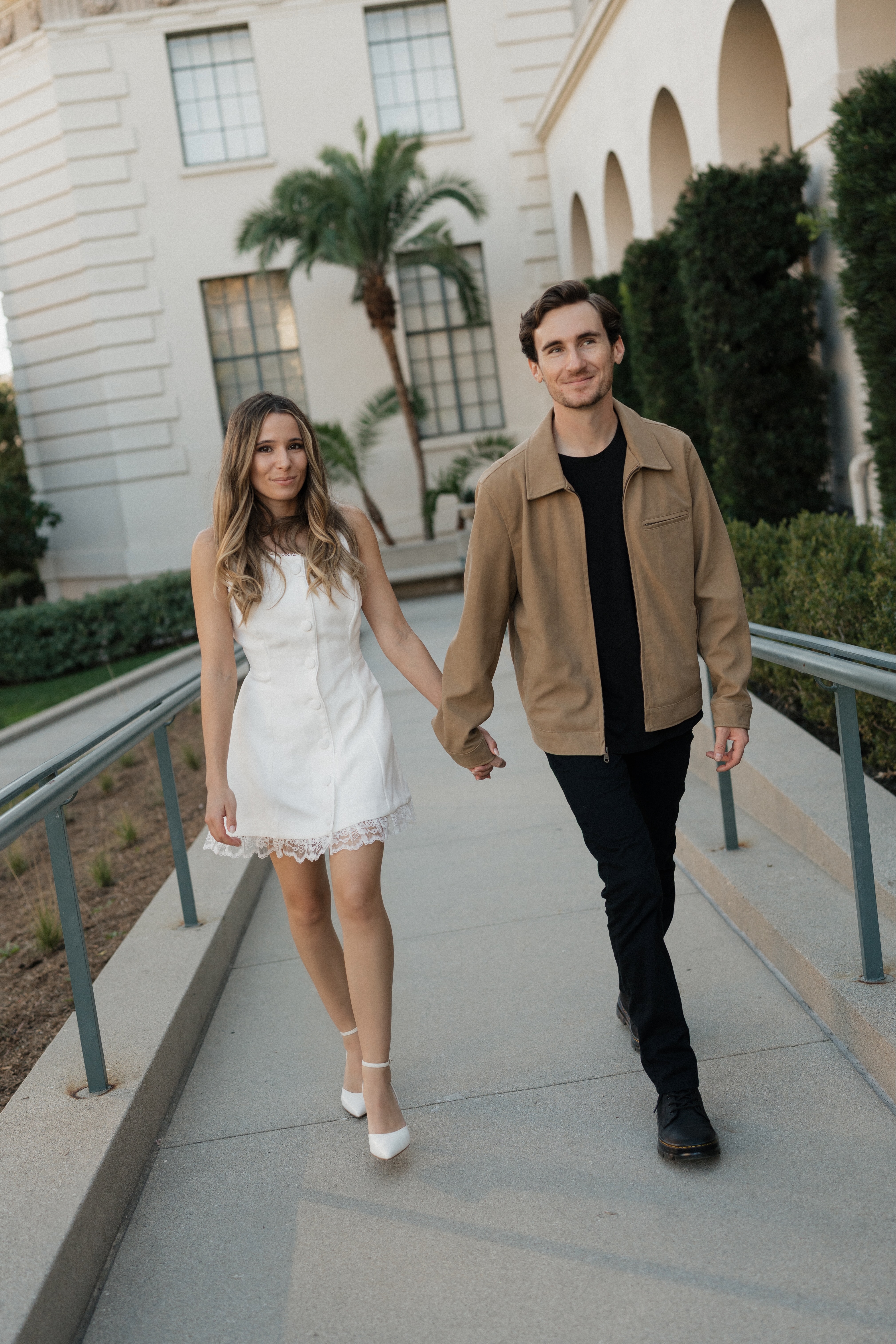 Walking hand in hand